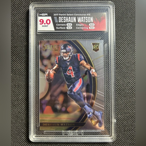 2017 Panini Select Deshaun Watson Rc Rookie Hga 9 Mint Houston Texans - Picture 1 of 2